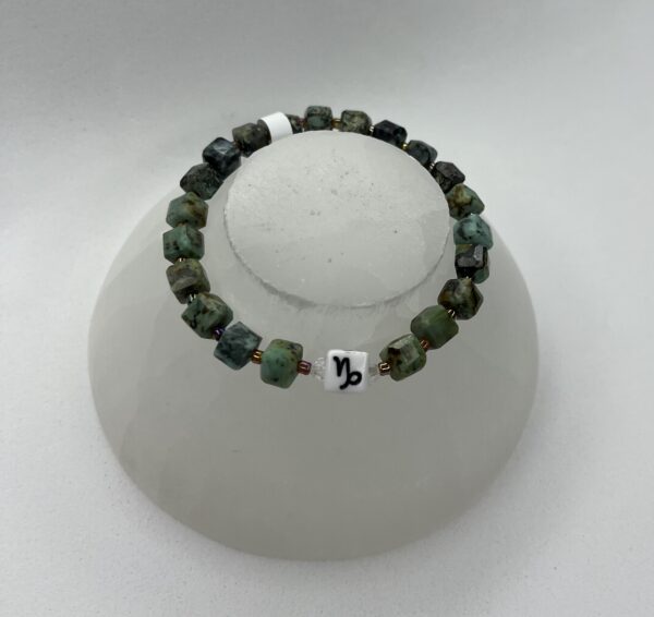 Capricorn Zodiac-Snowflake Turquoise - Image 2